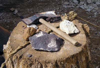 Werkzeug für Steingestaltung einer Bildhauerei